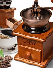 Rankiniai kavos malūnėliai