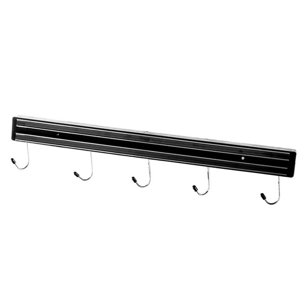 Magnetic knife rail with hooks, 60 cm