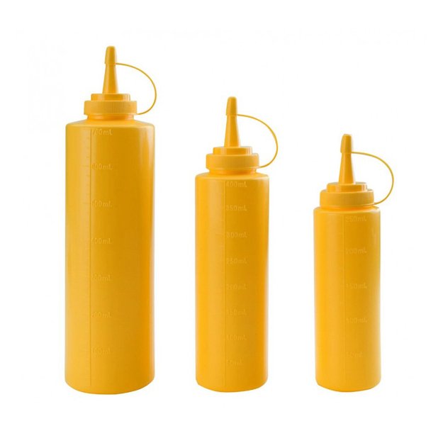 Sauce dispenser, 250 ml, yellow