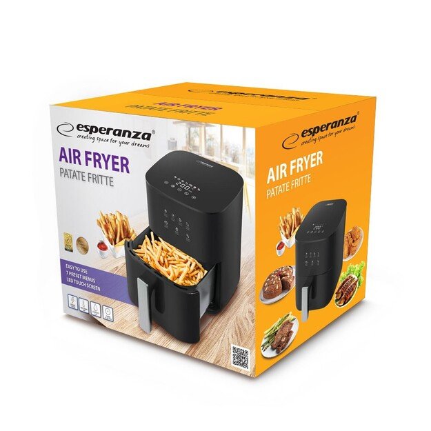 Esperanza EKA002 Fat-free fryer 3.5L 1350W Black 4
