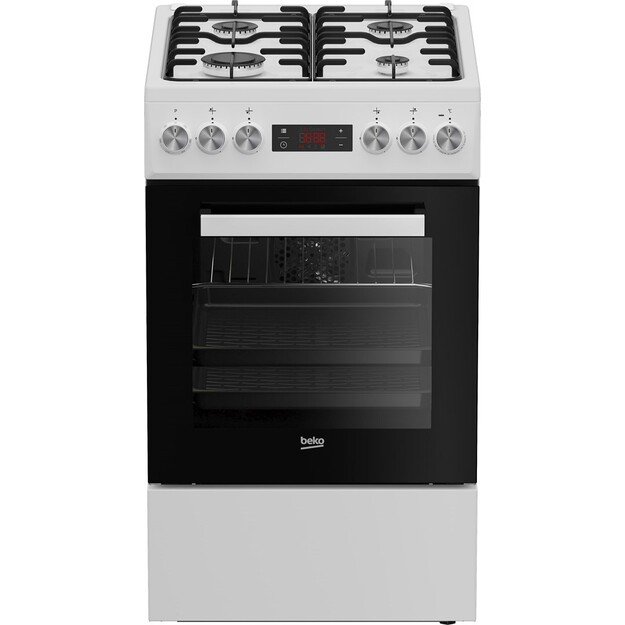 Beko FSE52323DWD cooker Freestanding cooker Electric Gas White 1
