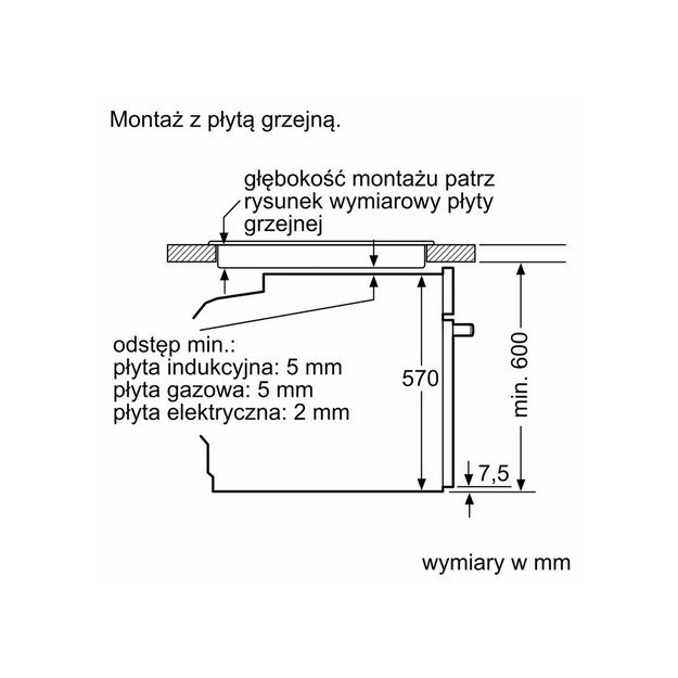 Bosch Serie 6 HBG537FB4 oven 71 L A Black 4