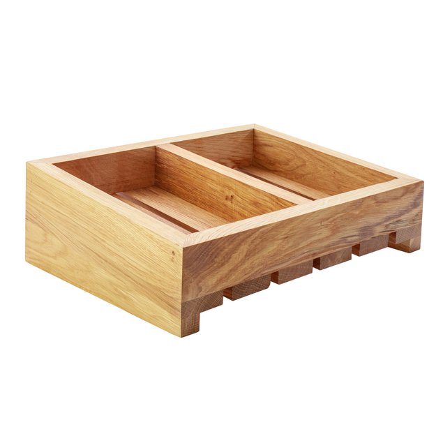 Box GN 1/2, slanted, 2 compartments, Tropos