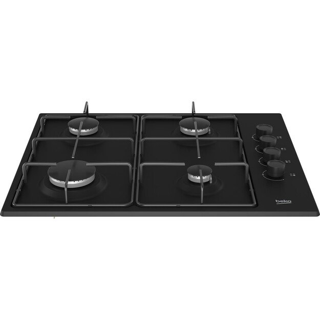 Beko HIBG64120SB hob Black Built-in 60 cm Gas 4 zone(s) 1