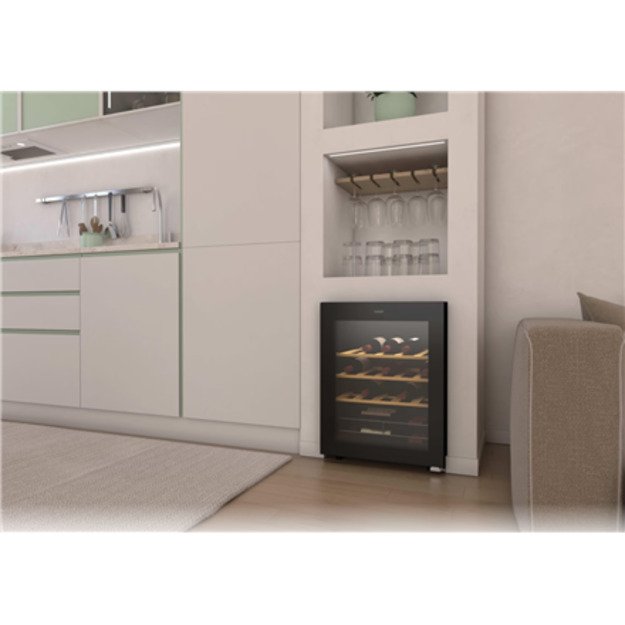 Candy Wine Cooler | CWC023 | Energy efficiency class G | Free standing | Bottles capacity 23 | Black 1