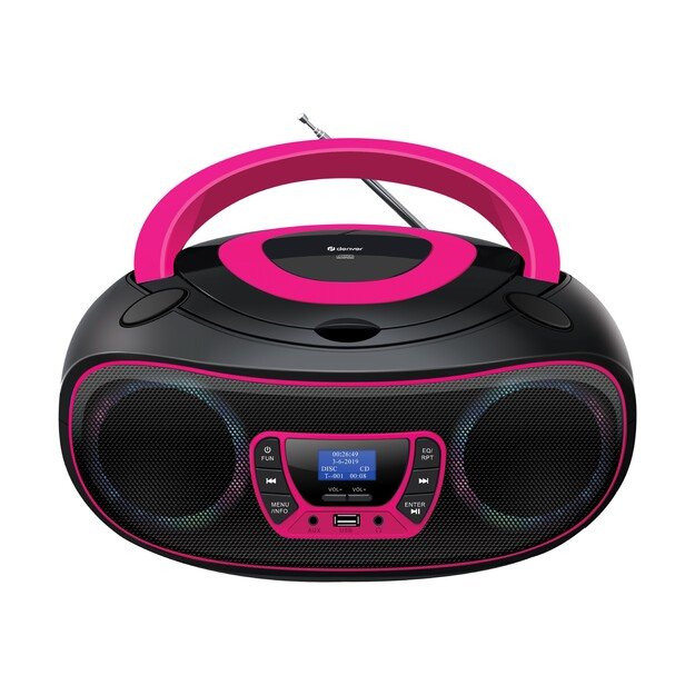Denver TDB-212P Personal CD player Pink 2