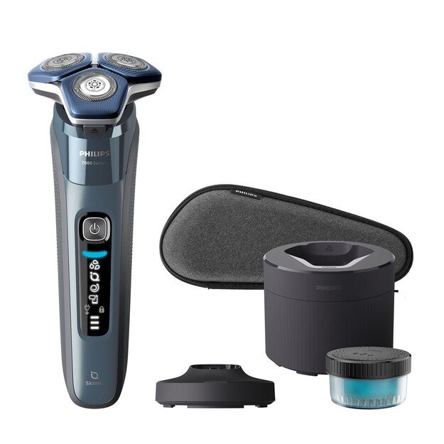 Philips SHAVER Series 7000 S7882/55 Wet and dry electric shaver, cleaning pod & pouch 2