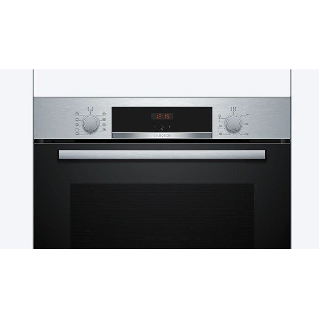 Bosch Serie 4 HBA534ES3 oven 71 L 3400 W Black, Stainless steel 3