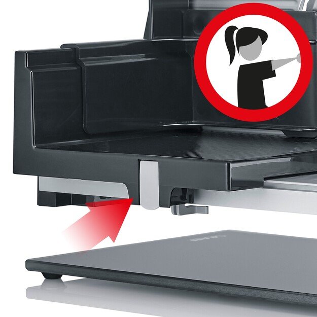 GRAEF Pjaustyklė STYLE S12005, su stiklo pagrindu, sidabrinė 4