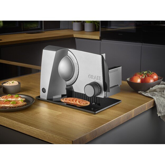 GRAEF Pjaustyklė STYLE S12005, su stiklo pagrindu, sidabrinė 14