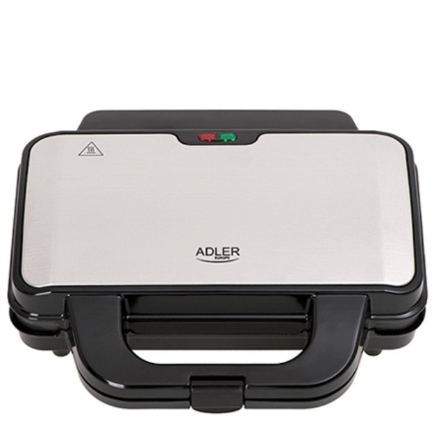 Adler | Sandwich maker | AD 3043 | 900 W | Number of plates 1 | Number of pastry 2 | Black 5
