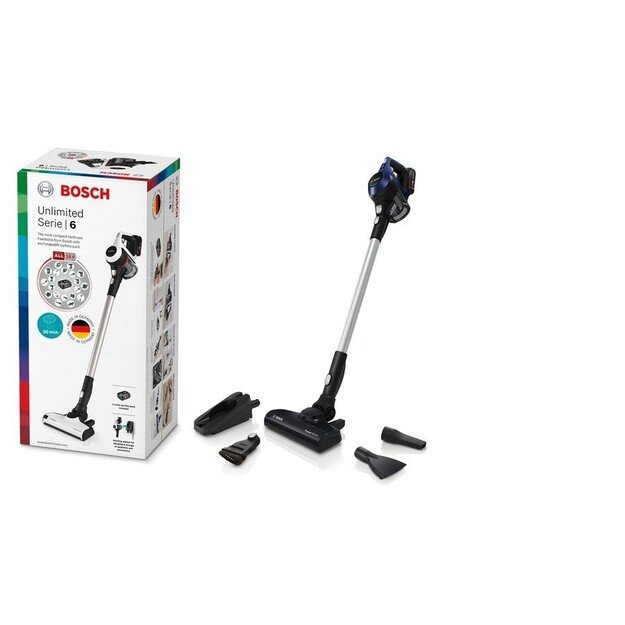 Bosch Serie 6 BBS611MAT stick vacuum/electric broom Bagless 0.3 L Blue 6