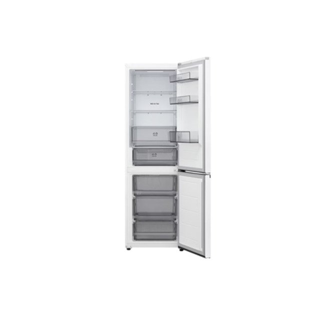 LG Refrigerator | GBBSJ10ESW | Energy efficiency class E | Free standing | Combi | Height 186 cm | Fridge net capacity 220 L | F 9