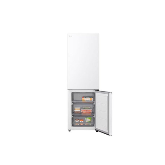 LG Refrigerator | GBBSJ10ESW | Energy efficiency class E | Free standing | Combi | Height 186 cm | Fridge net capacity 220 L | F 7