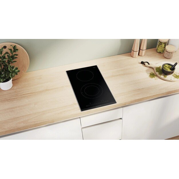 Bosch Serie 6 PKF375FP2E hob Black Built-in 30 cm 2 zone(s) 1