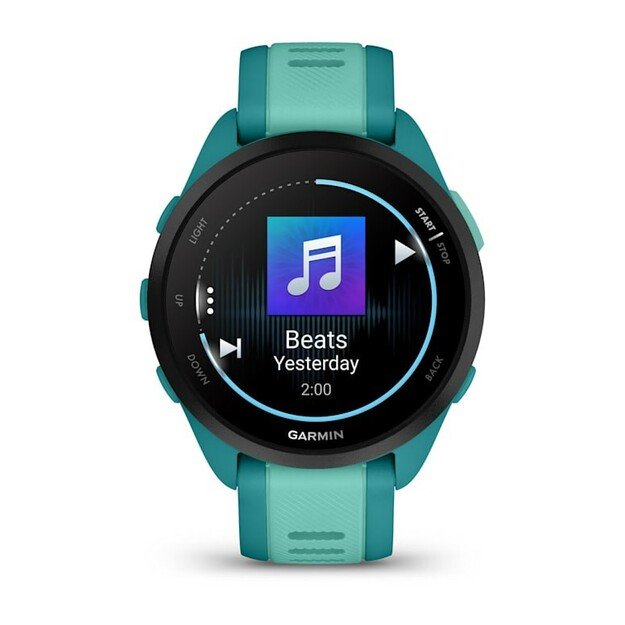 Garmin Forerunner 165 Music 3.05 cm (1.2 ) AMOLED 43 mm Digital 390 x 390 pixels Touchscreen Turquoise GPS (satellite) 3