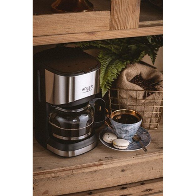 Adler | Coffee maker | AD 4407 | Drip | 550 W | Black 1