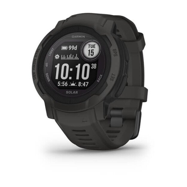 Garmin Instinct 2 Solar 2.29 cm (0.9 ) MIP 45 mm Digital 176 x 176 pixels Graphite GPS (satellite) 14