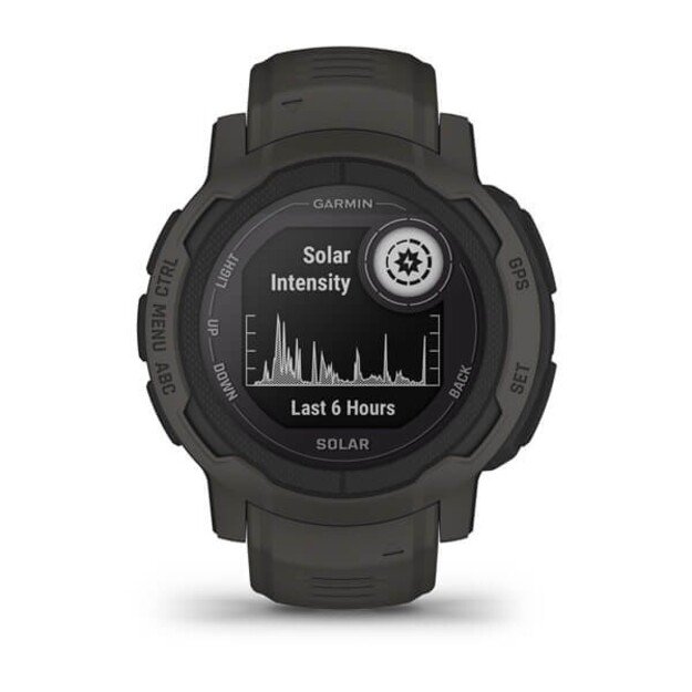 Garmin Instinct 2 Solar 2.29 cm (0.9 ) MIP 45 mm Digital 176 x 176 pixels Graphite GPS (satellite) 12
