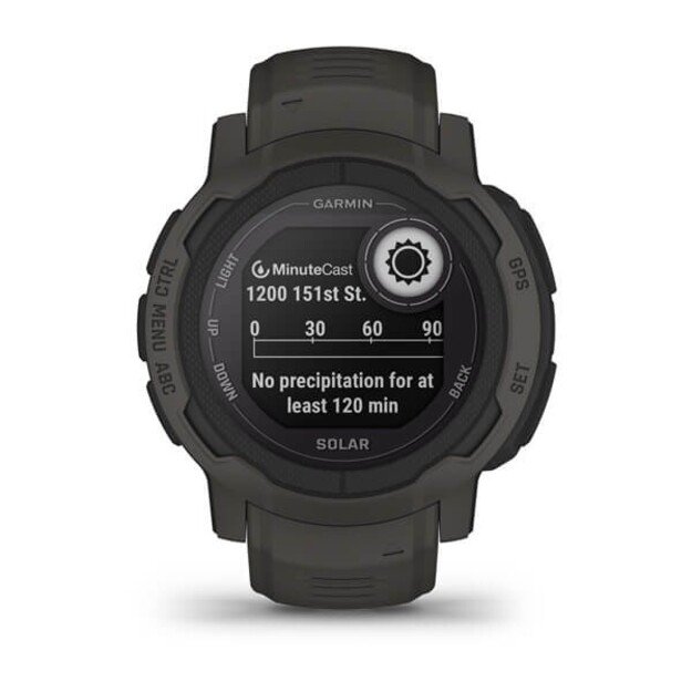 Garmin Instinct 2 Solar 2.29 cm (0.9 ) MIP 45 mm Digital 176 x 176 pixels Graphite GPS (satellite) 17