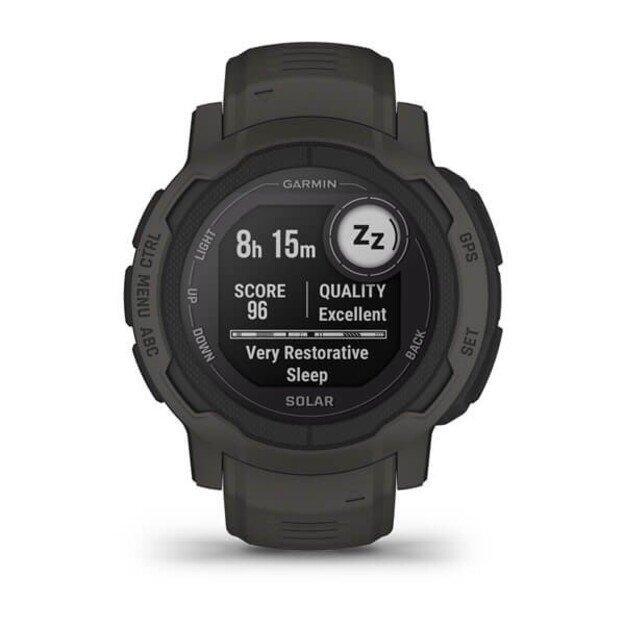 Garmin Instinct 2 Solar 2.29 cm (0.9 ) MIP 45 mm Digital 176 x 176 pixels Graphite GPS (satellite) 7