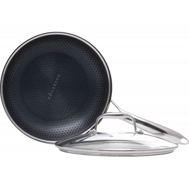 Keptuvė su dangčiu Kohersen Black Cube 24cm 1