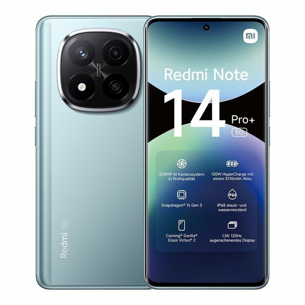 Xiaomi Redmi Note 14 Pro+ 5G 16.9 cm (6.67 ) Dual SIM USB Type-C 8 GB 256 GB 5110 mAh Blue 11