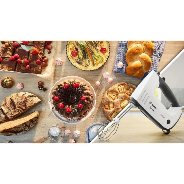 Bosch MFQ37400 mixer Hand mixer 750 W Grey, White 14