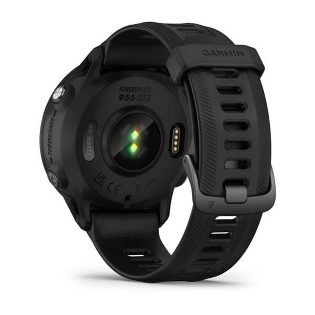 Garmin Forerunner 955 3.3 cm (1.3 ) MIP Digital 260 x 260 pixels Touchscreen Black Wi-Fi GPS (satellite) 2