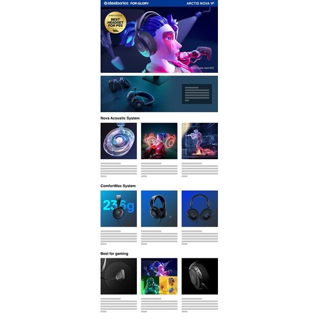 STEELSERIES Arctis Nova 1P Headset 1