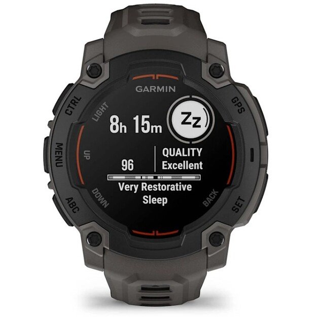 Garmin Instinct E 2.29 cm (0.9 ) MIP 45 mm Digital 176 x 176 pixels Black GPS (satellite) 8