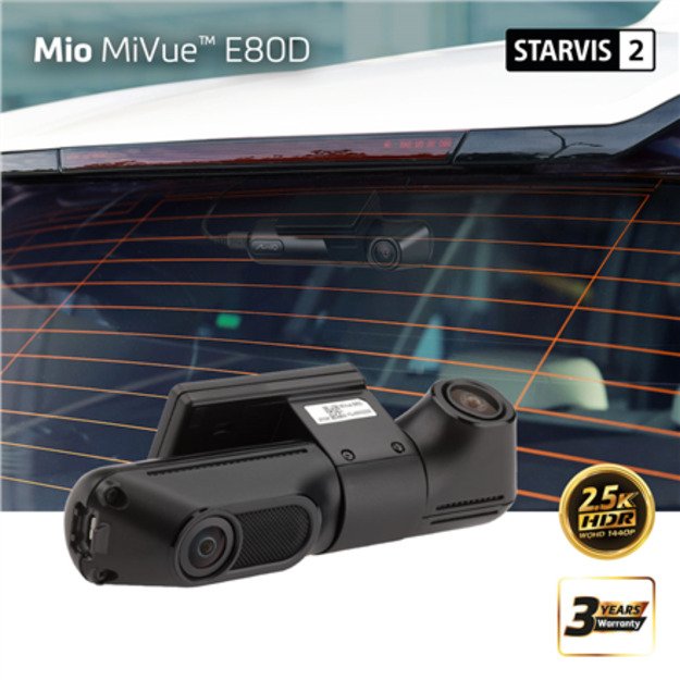 Mio MiVue E80D HDR Dual Rear Camera 12