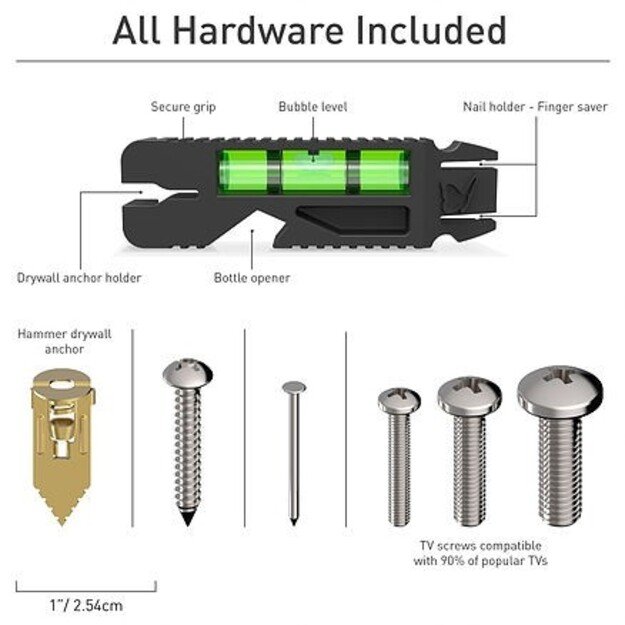 BARKAN ND300.B 29 -65  TV, fiksuotas, gipso kartono sienai 4