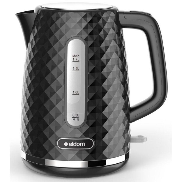 C280C ELDOM Kettle ELLI, capacity 1.7 l, power 2200 W, black, strix, black 9