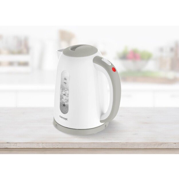 Concept RK2335 electric kettle 1.7 L 2200 W Grey, White 1