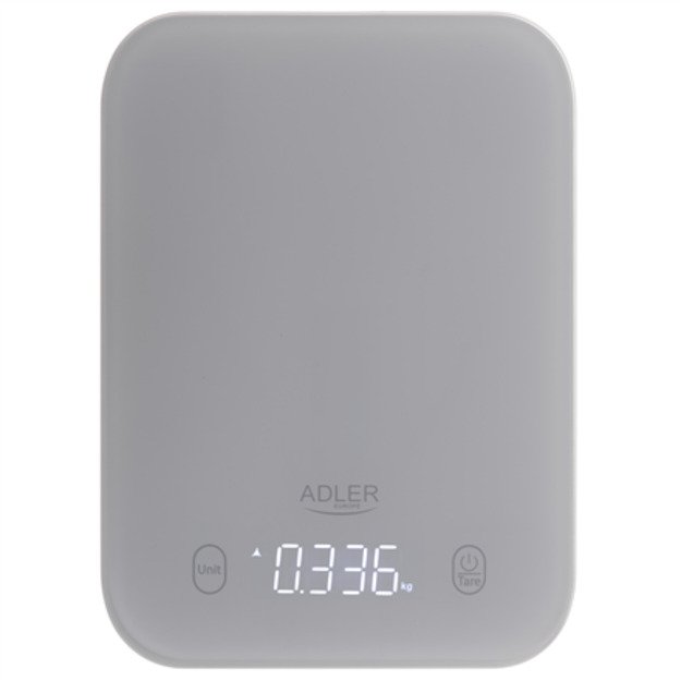 ADLER AD 3181 grey kitchen scale