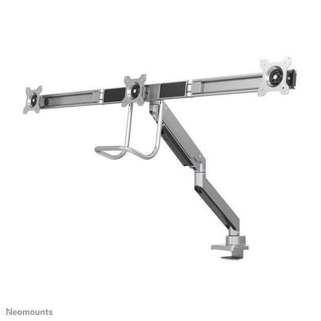 Neomounts NM-D775DX3SILVER Monitor arm 17-27  - gas spring - Topfix - 180&deg;-stop 10