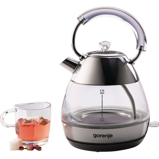 Gorenje K17GPD electric kettle 1.7 L 2200 W Stainless steel 8