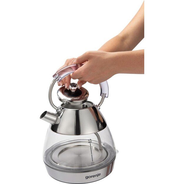 Gorenje K17GPD electric kettle 1.7 L 2200 W Stainless steel 7