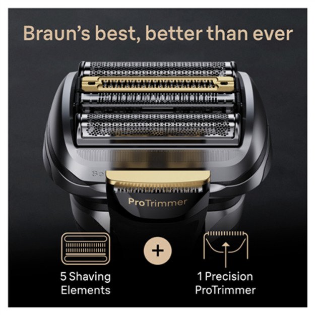 Braun Series 9 Pro+ 9515s Shaver 6 pieces Metallic 5