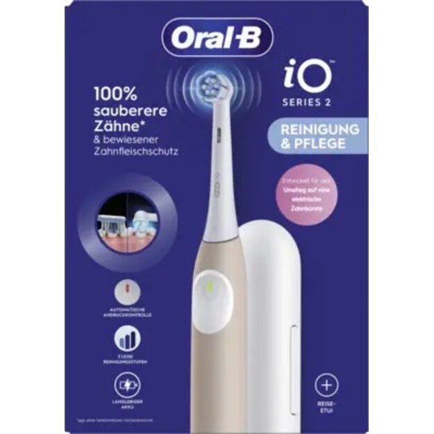 Oral-B 2 iO Adult Vibrating toothbrush Pink, White 2