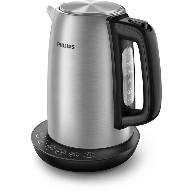 Philips Avance Collection HD9359/90 electric kettle 1.7 L 2200 W Black, Metallic 1