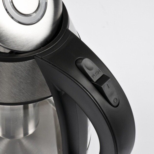 G3 Ferrari BolleBlu electric kettle 1.8 L 2200 W Black, Stainless steel, Transparent
