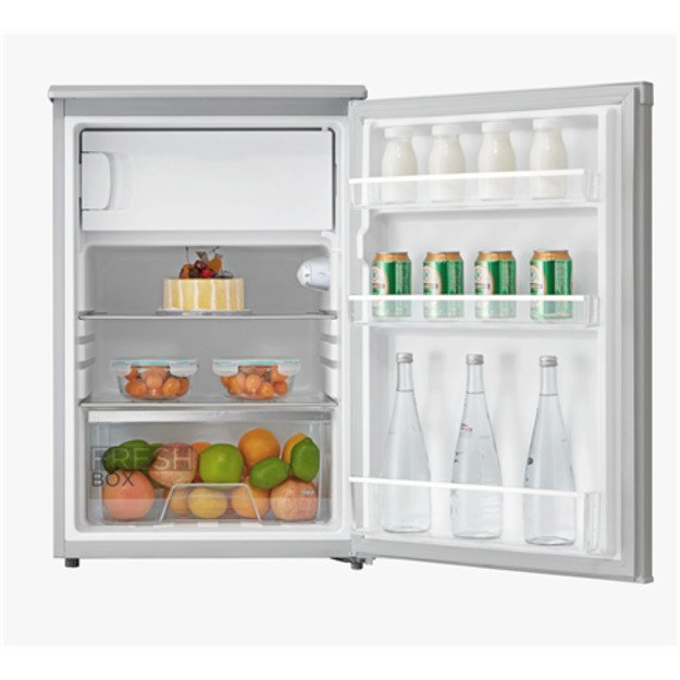 Midea Refrigerator | MDRD168FGE01 | Energy efficiency class E | Free standing | Larder | Height 84.5 cm | Fridge net capacity 97 3