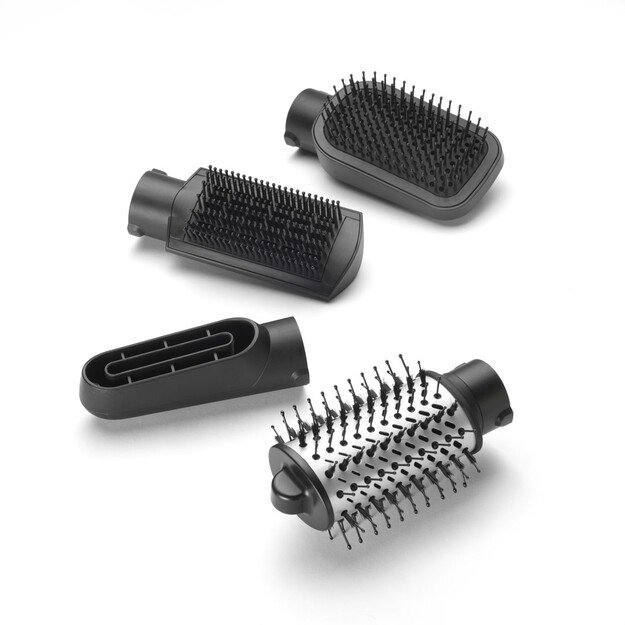 BaByliss Hydro-Fusion Hydro Fusion Smooth & Shape Hot air brush Warm Gray, Silver 1000 W 98.4  (2.5 m)