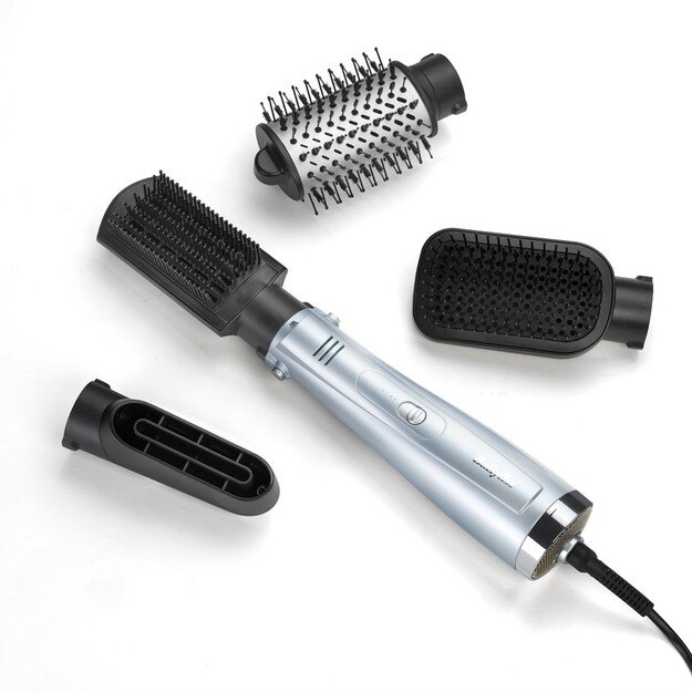 BaByliss Hydro-Fusion Hydro Fusion Smooth & Shape Hot air brush Warm Gray, Silver 1000 W 98.4  (2.5 m)