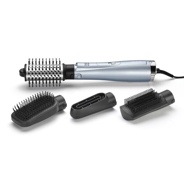 BaByliss Hydro-Fusion Hydro Fusion Smooth & Shape Hot air brush Warm Gray, Silver 1000 W 98.4  (2.5 m)