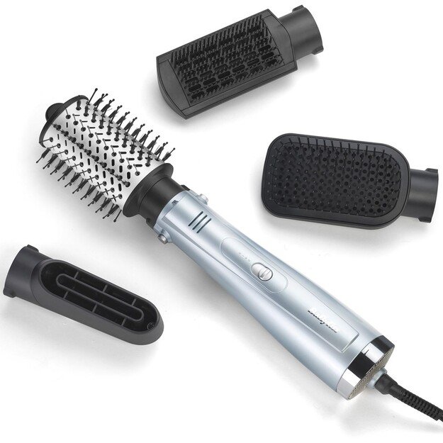 BaByliss Hydro-Fusion Hydro Fusion Smooth & Shape Hot air brush Warm Gray, Silver 1000 W 98.4  (2.5 m)
