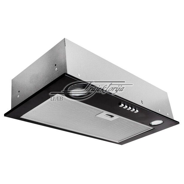 Cooker hood under-cabinet CIARKO SL-BOX 60 Black (171 m3/h, 600mm, black color)