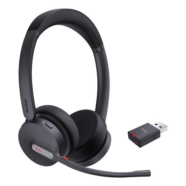 Yealink WH64 Hybrid Dual UC Headset Wireless Head-band Office/Call center Micro-USB Bluetooth Black